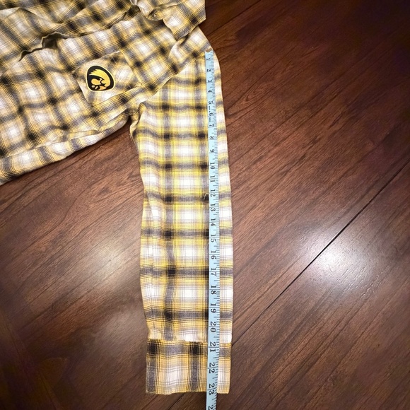 Iowa Hawkeyes Women's Concepts Piedmont Flannel Long Sleeve Button Up, Size L - Picture 11 of 13